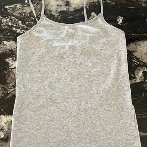 Like New ✨ Gymboree Light Gray Little Girls Summer Camisole Top size M 7-8